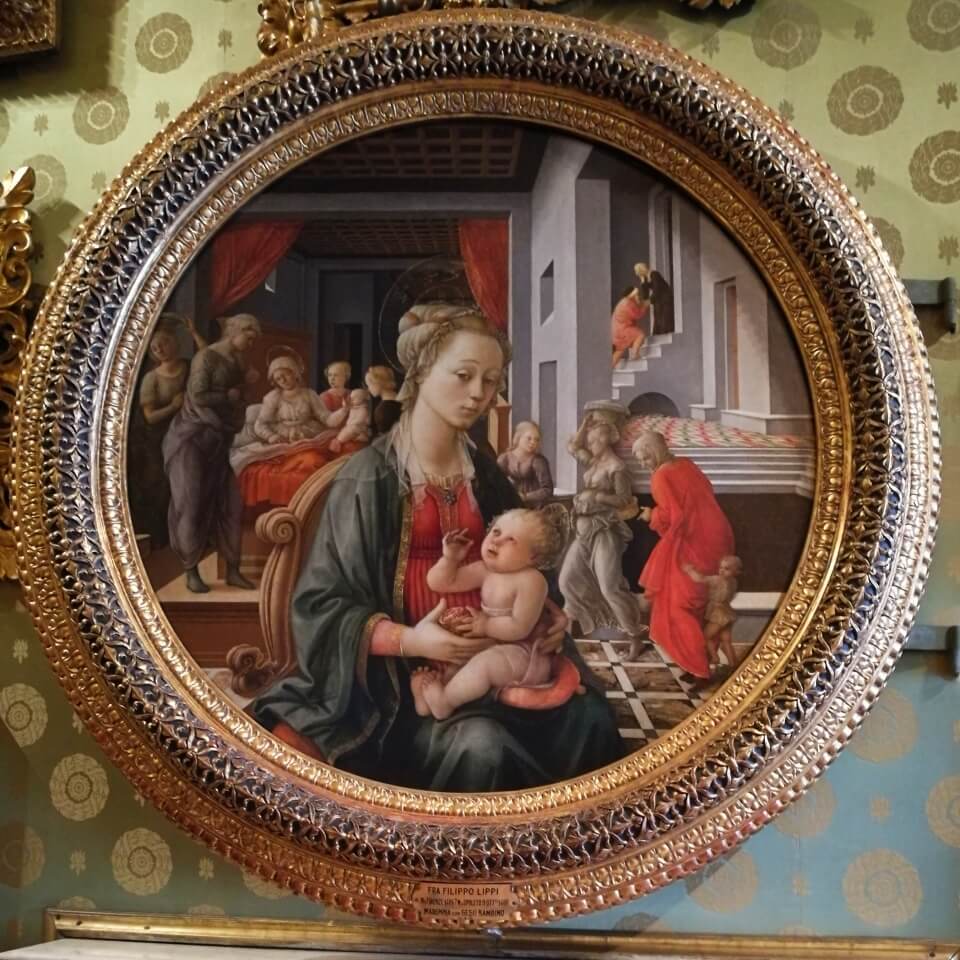ピッティ宮殿 パラティーナ美術館  聖母子聖アンナの生涯